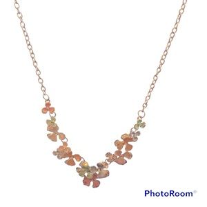 Betsy Johnson flower necklace